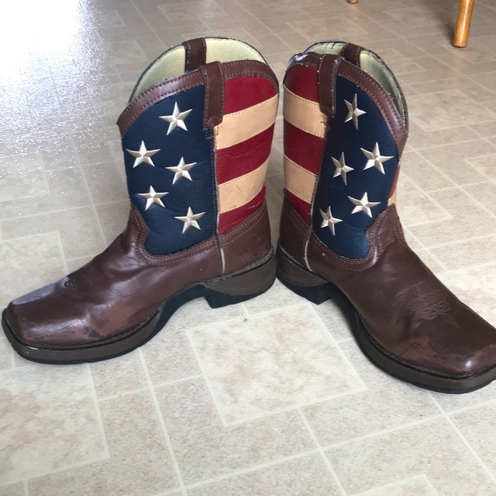 Durango American flag boots